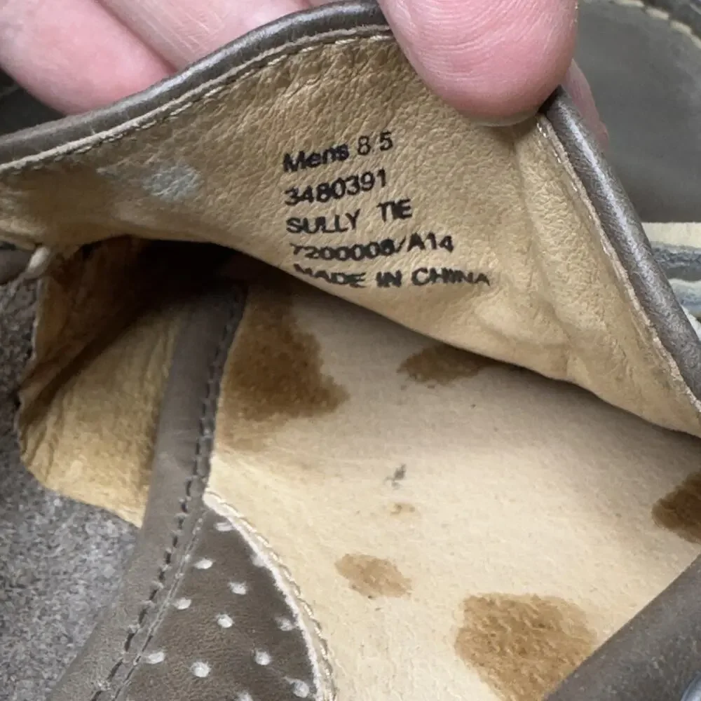 Frye‎ Sully Tie Shoes Mens Size 8.5 Leather Boat Casual Loafers Deck Moccasin